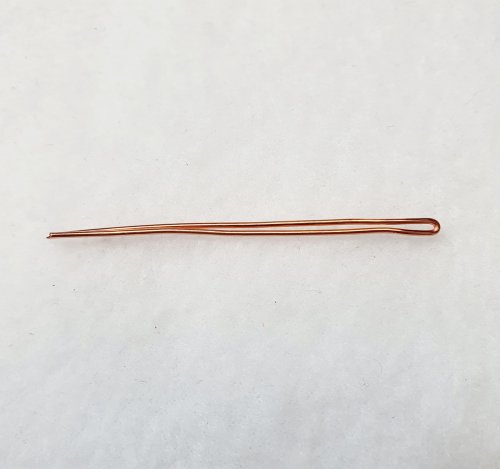 Natalie Patten's French Hook Ear Wires - , Findings & Components, Toggles & Clasps, Earwire & Headpin, Coiling, Coiling Wire, Wire Coiling, Use chain nose pliers to bring the bend close together.